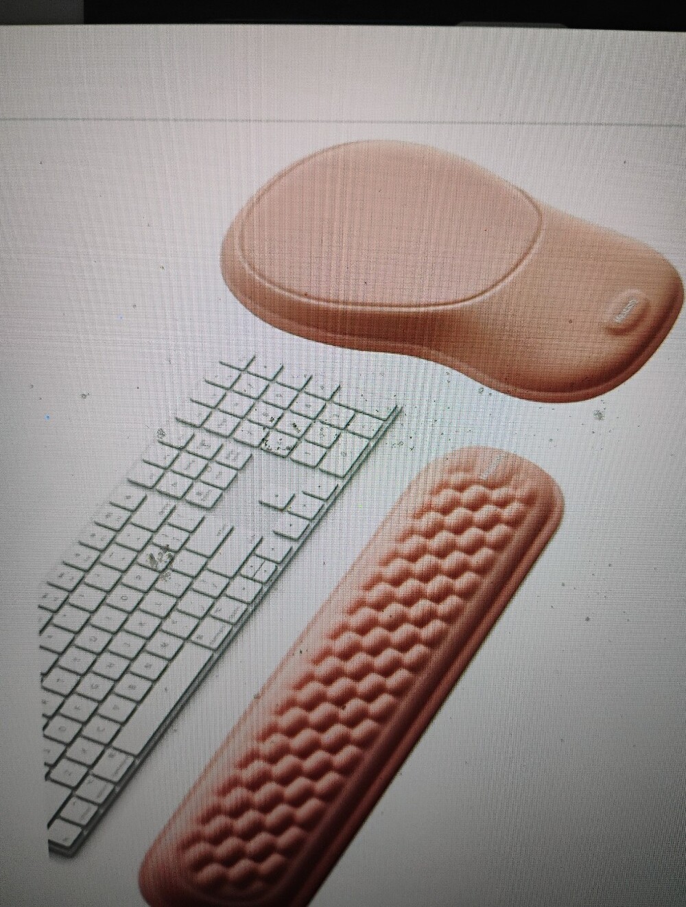 Memory Foam Mouse And Wrist Pad For Computer